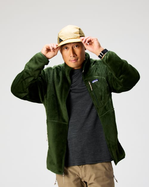 on model image of Re-Tool Fleece Jacket