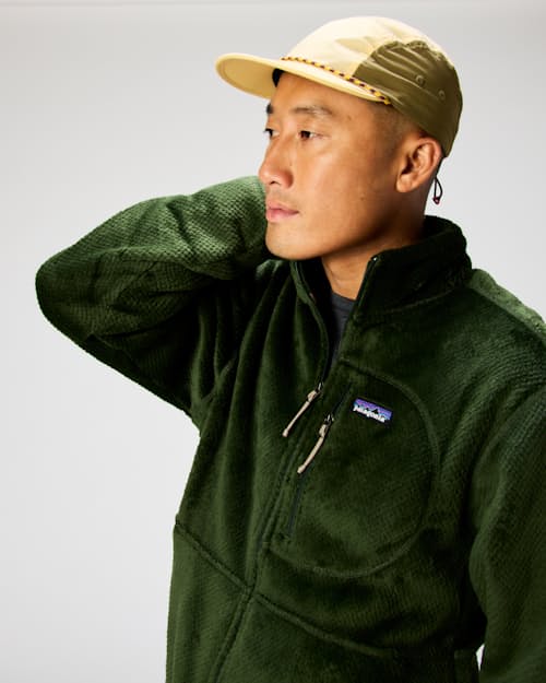 on model image of Re-Tool Fleece Jacket