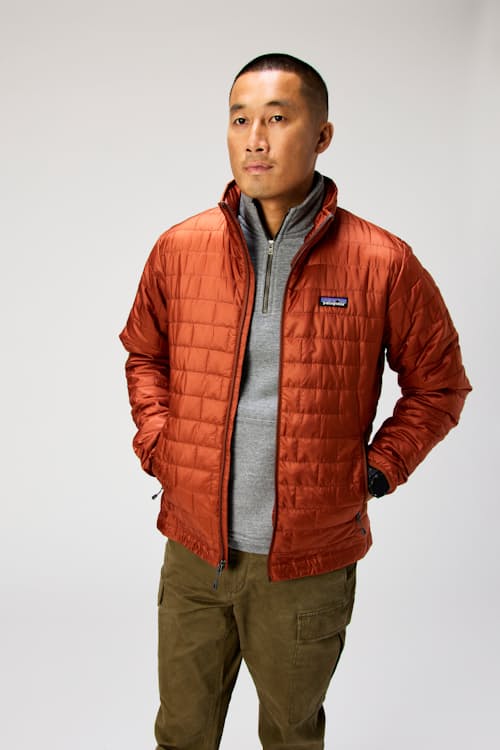 on model image of Nano Puffer Jacket