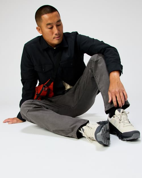 on model image of Rover Double-Knee Work Pant - HB Straight