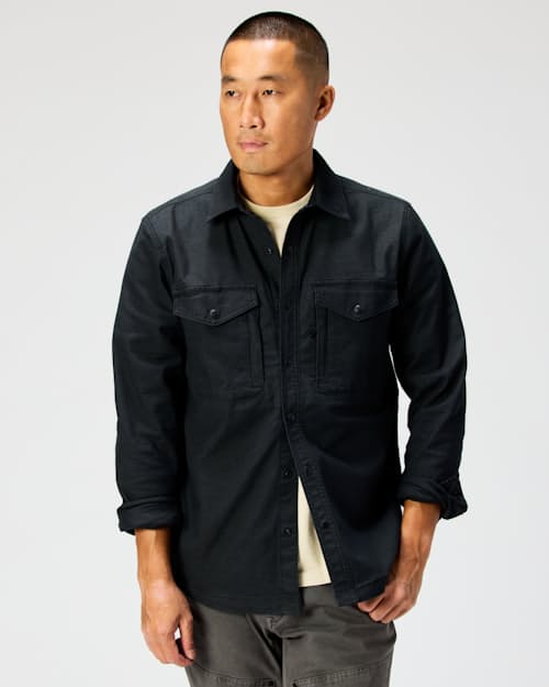 on model image of Rover Jungle Shirt