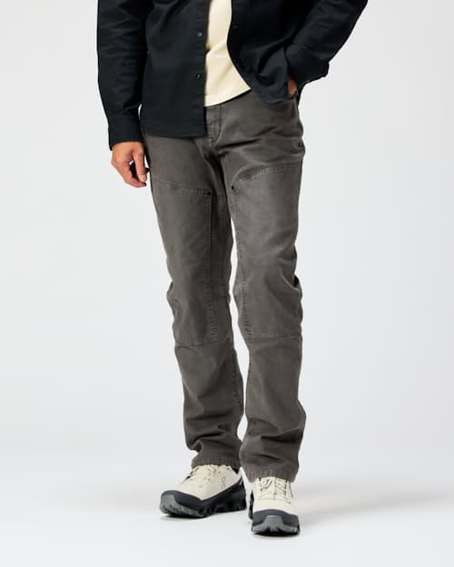 on model image of Rover Double-Knee Work Pant - HB Straight
