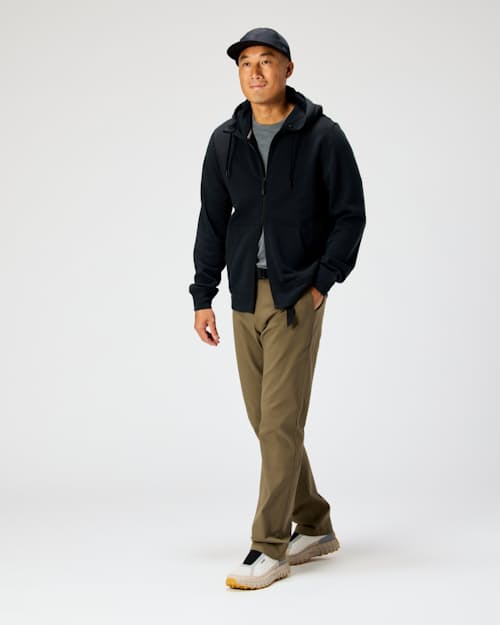 on model image of Nomad Performance Chino - HB Straight