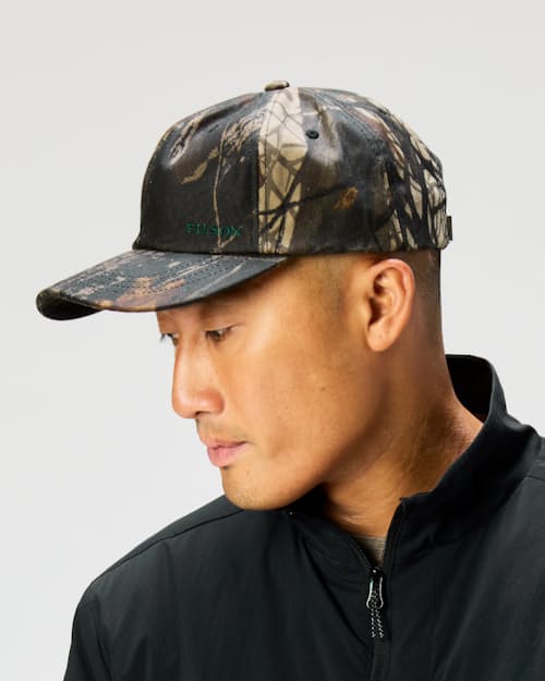 on model image of Oil Tin Low-Profile Cap