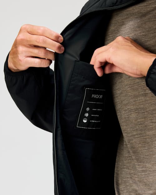 on model image of AltoLoft Insulated Full Zip Jacket