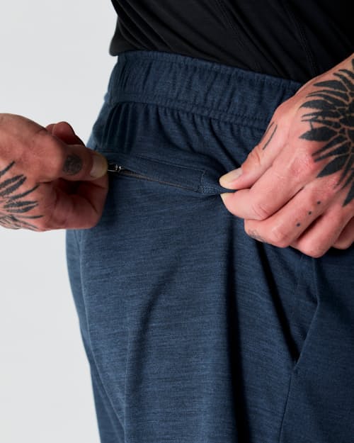 on model image of Wellknit Short - 7"