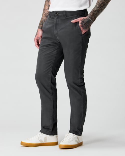on model image of 365 Chino Pant - HB Slim