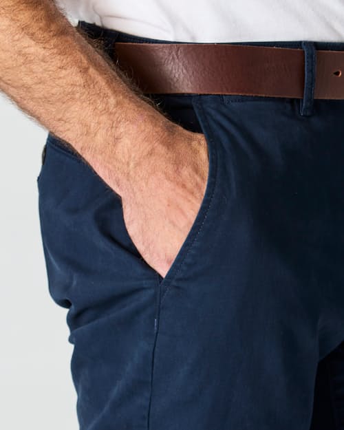 on model image of 365 Chino Pant - HB Slim