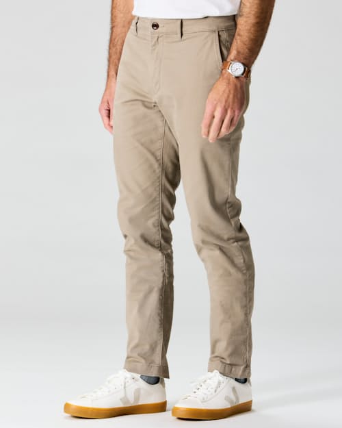 on model image of 365 Chino Pant - HB Slim