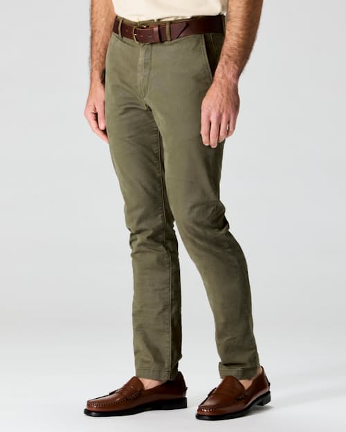 on model image of 365 Chino Pant - HB Slim