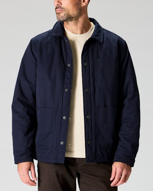 lifestyle image of Quilted Chore Coat