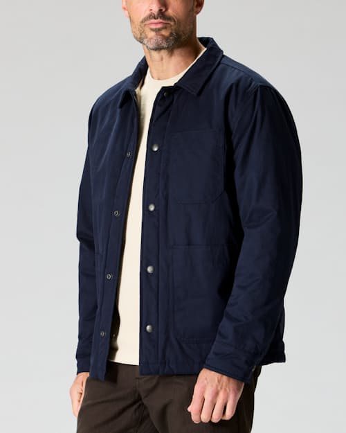 lifestyle image of Quilted Chore Coat
