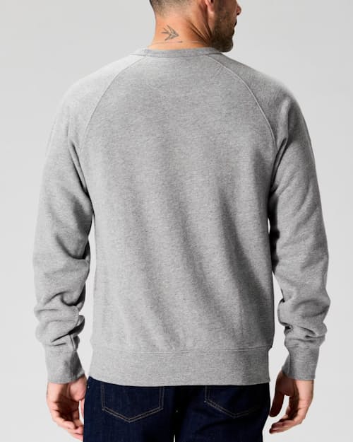 lifestyle image of Midweight Terry Crewneck Sweatshirt