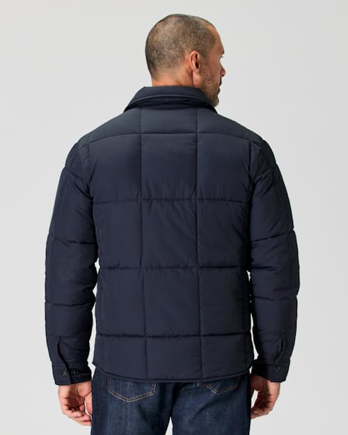 on model image of The Jackson Quilted Jacket