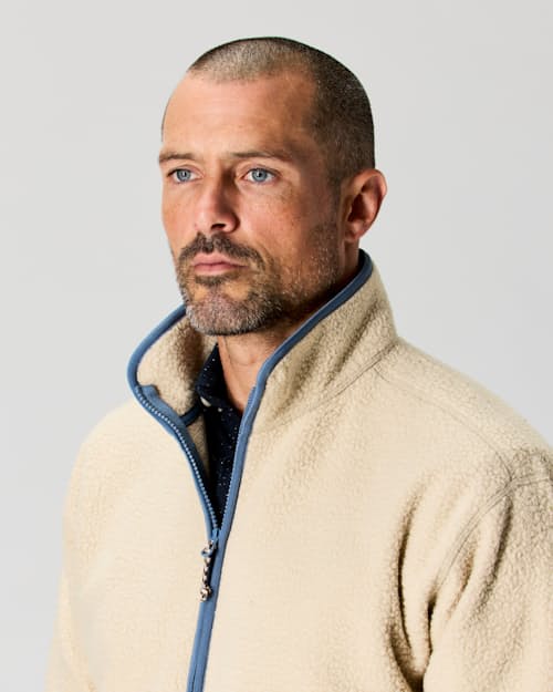 on model image of Half Zip Fleece
