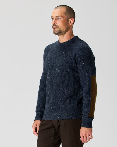 on model image of Highlands Guide Crewneck Sweater