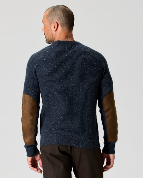 on model image of Highlands Guide Crewneck Sweater