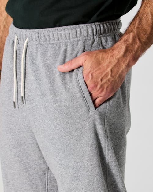 on model image of Midweight Terry Sweatpant