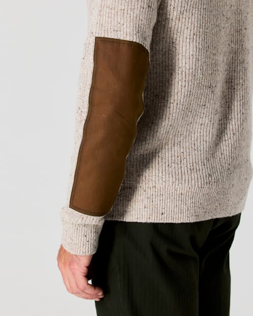 on model image of Highlands Guide Crewneck Sweater