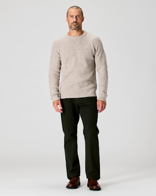 on model image of Highlands Guide Crewneck Sweater