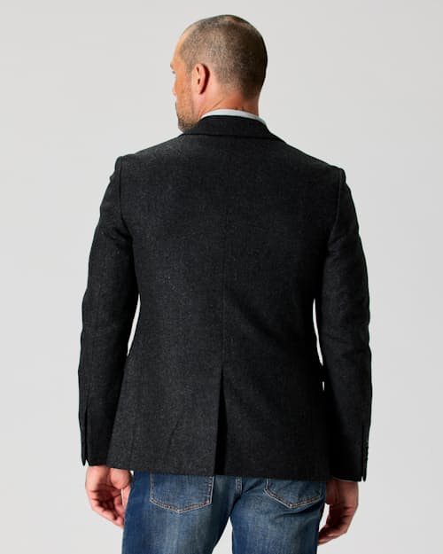on model image of Stretch Wool Blazer