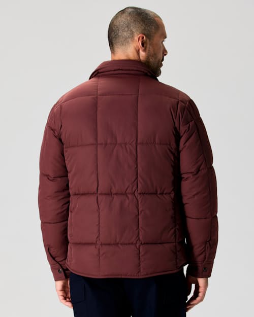 on model image of The Jackson Quilted Jacket