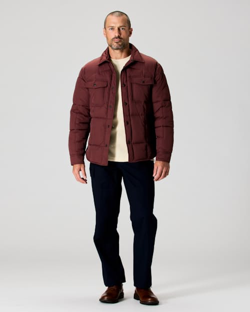 on model image of The Jackson Quilted Jacket
