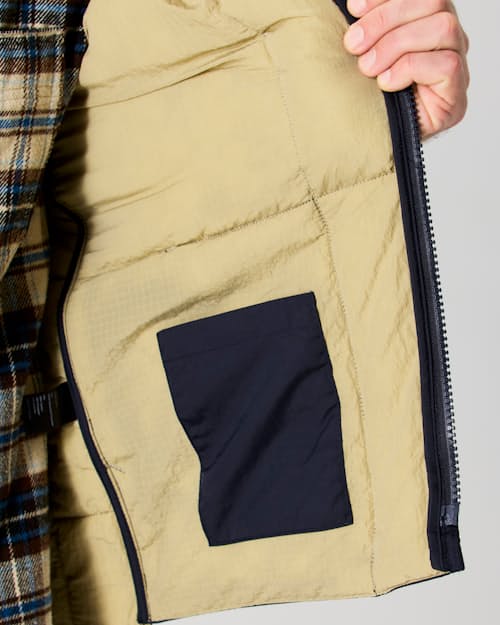 on model image of The Jackson Quilted Vest
