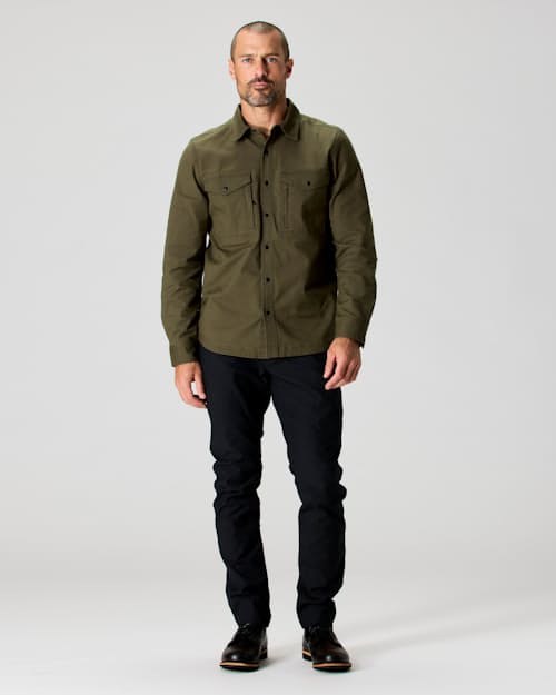 on model image of Rover Jungle Shirt