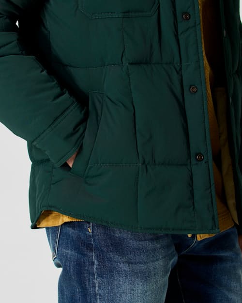 on model image of The Jackson Quilted Jacket
