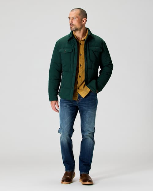 on model image of The Jackson Quilted Jacket