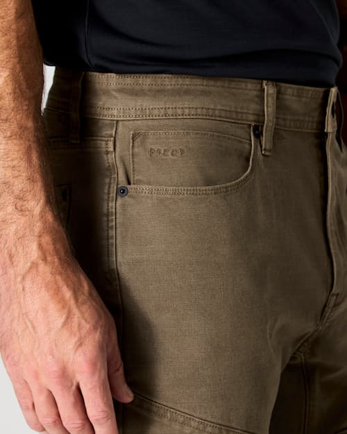 on model image of Rover Double-Knee Work Pant - HB Straight