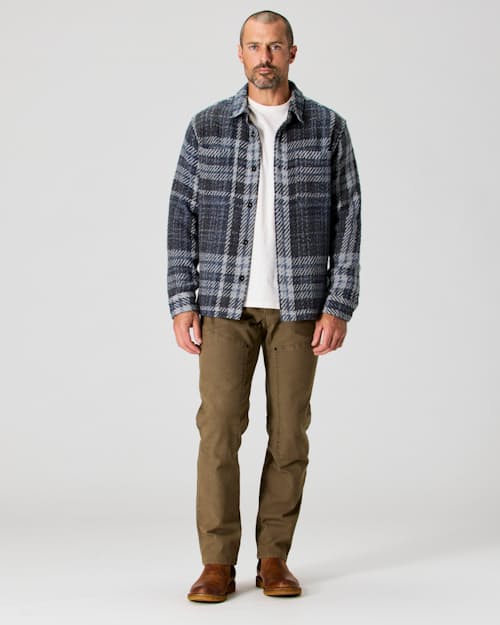 on model image of The Cabin Flannel