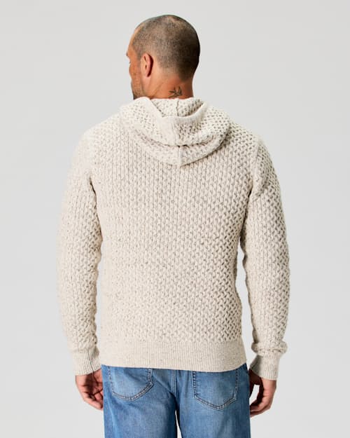 on model image of Recycled Cotton Headlands Hoodie