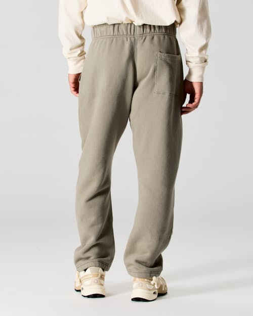 on model image of Vintage Wash Double Front Sweatpants