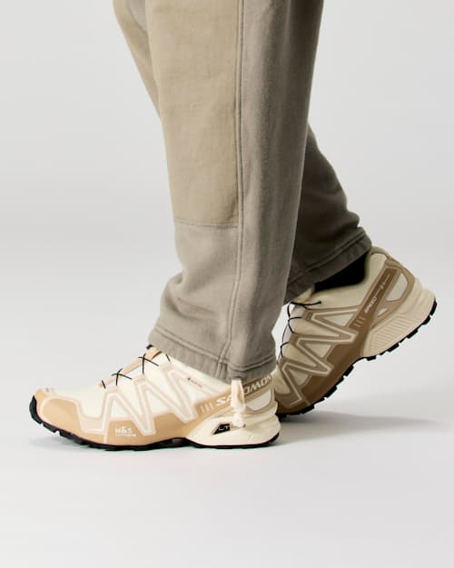 on model image of Vintage Wash Double Front Sweatpants