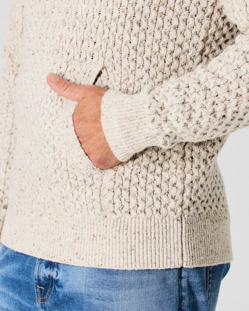 on model image of Recycled Cotton Headlands Hoodie