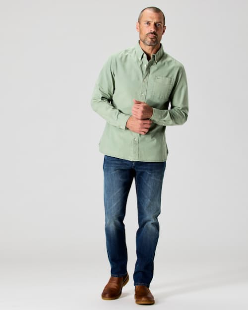 on model image of Classic Oxford