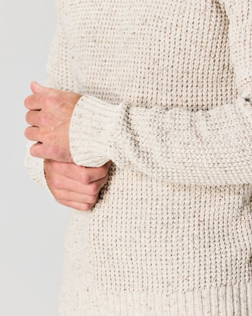 on model image of Recycled Cotton Headlands Crewneck Sweater