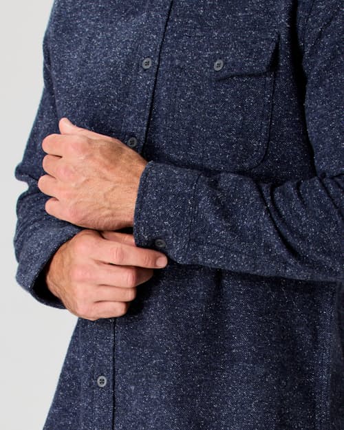 on model image of Donegal Nep Weston Shirt