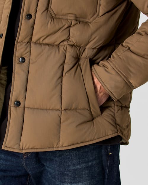 on model image of The Jackson Quilted Jacket