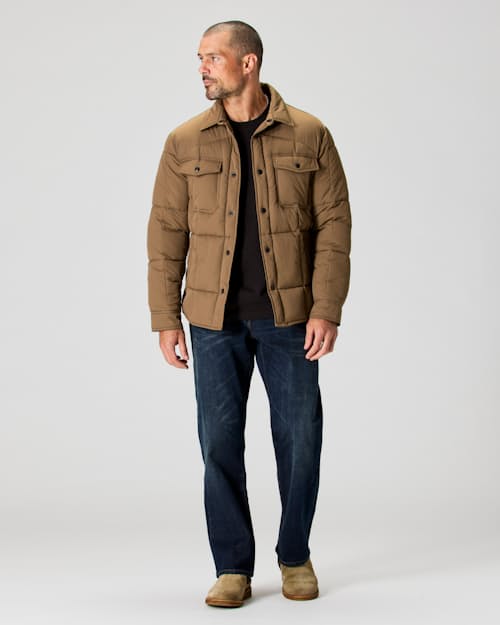 on model image of The Jackson Quilted Jacket