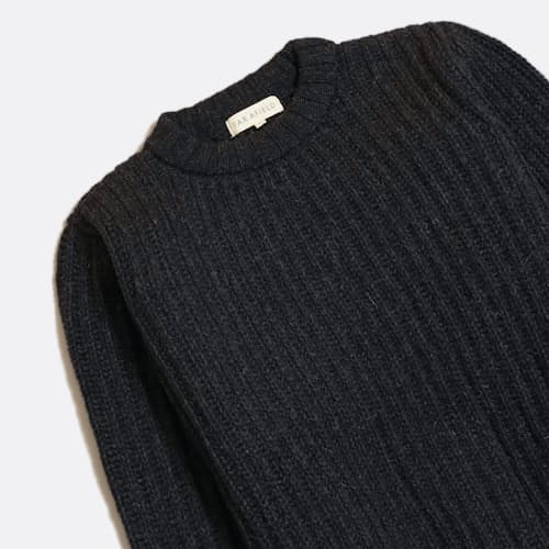 laydown image of Tanner Rib Wool Knit