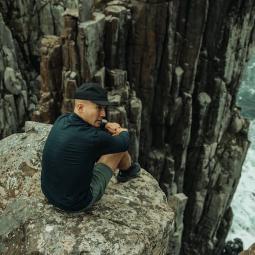 lifestyle image of 72-Hour Merino UPF Quarter Zip