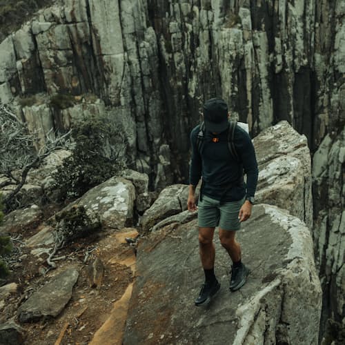 lifestyle image of Speedgoat 5 GTX Trail Running Shoe