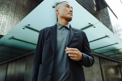 lifestyle image of 72-Hour Merino Blazer