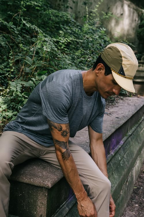 lifestyle image of 72-Hour Merino T-Shirt - Classic Fit