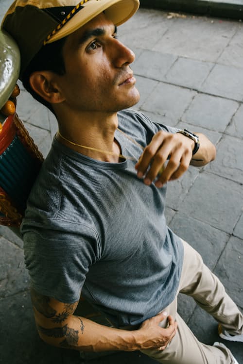 lifestyle image of 72-Hour Merino T-Shirt - Classic Fit