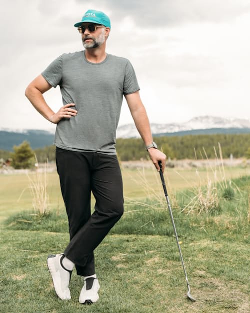lifestyle image of 72-Hour Merino Pant - HB Straight