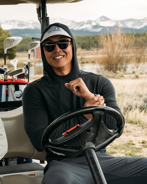 lifestyle image of 72-Hour Merino UPF Hoodie